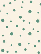 Spotted Teal Contemporary Pattern Rug