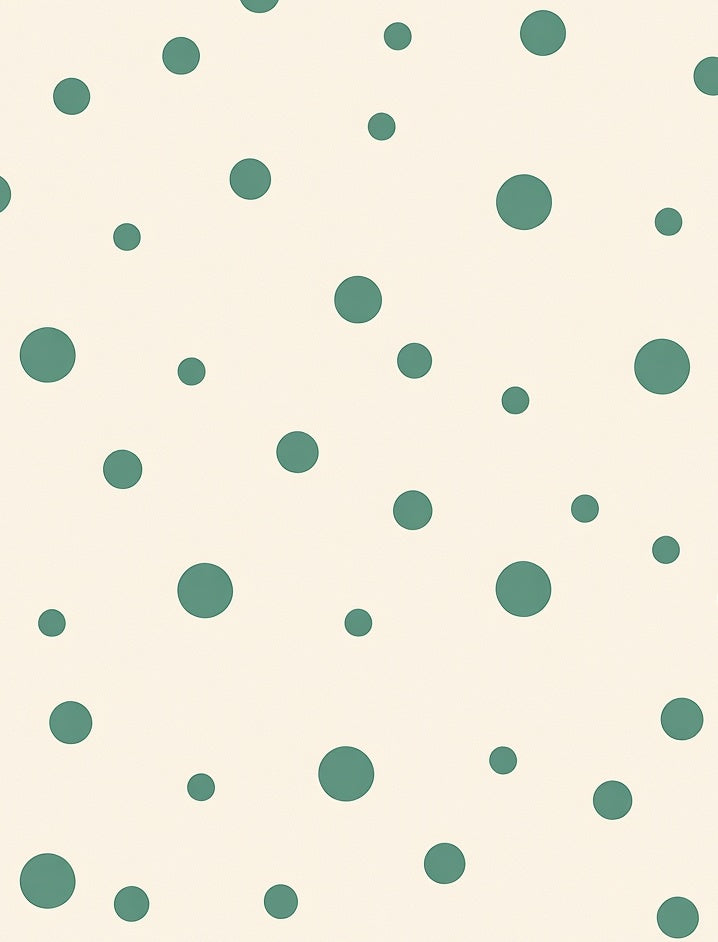 Spotted Teal Contemporary Pattern Rug