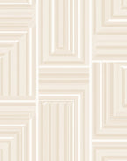 Geometric Stripes Abstract Tile Design Rug