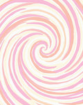 Pastel Swirl Pattern Rug