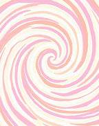 Pastel Swirl Pattern Rug