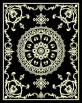 Elegant Mandala Ornament Pattern Rug