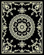 Elegant Mandala Ornament Pattern Rug