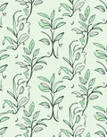 Delicate Leaf Vine Pattern Rug