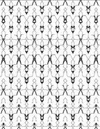 Geometric Black White Abstract Pattern Rug