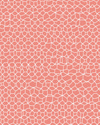 Coral Organic Cell Pattern Rug