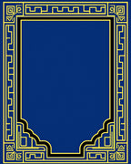 Ancient Greek Key Border Design Rug