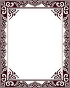 Classic Ornate Dark Red Pattern Rug