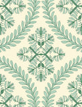 Delicate Fern Branch Pattern Rug
