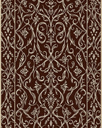 Elegant Floral Vine Pattern Rug