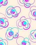 Abstract Swirls Circles Design Rug