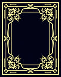 Elegant Floral Border Design Rug