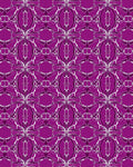 Intricate Purple White Geometric Abstract Design Rug