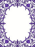 Ornate Floral Vine Border Pattern Rug