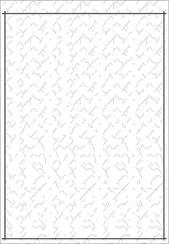 Linear Scramble Textured Graphic Rug