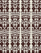 Bold Abstract Symmetry Pattern Rug
