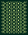 Geometric Lattice Patterned Rug