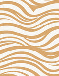 Golden Caramel Swirl Pattern Rug