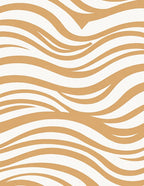 Golden Caramel Swirl Pattern Rug