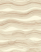 Abstract Wavy Stripe Pattern Rug