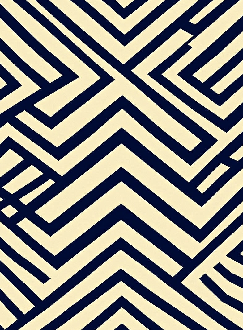 Geometric Lines Pattern Rug