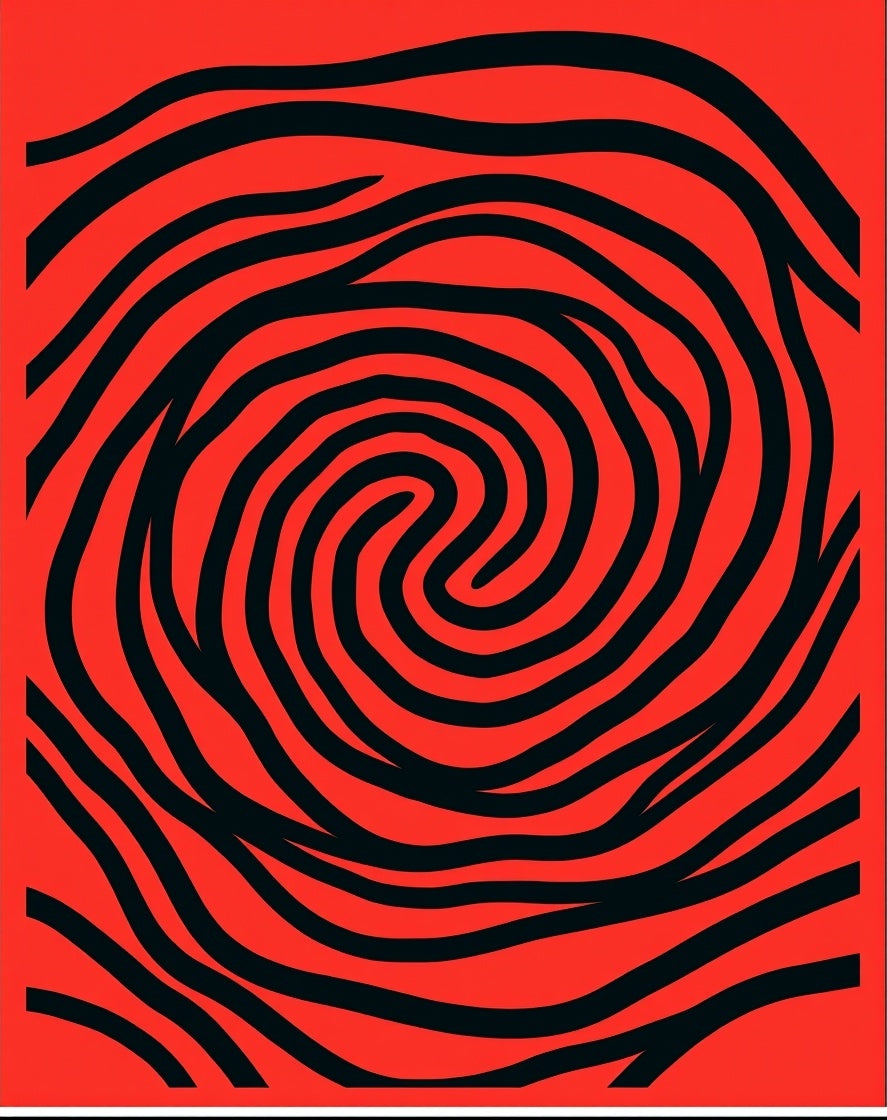 Vibrant Swirl Pattern Design Rug