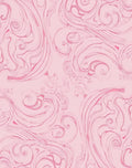 Art Nouveau Pink Swirl Pattern Rug