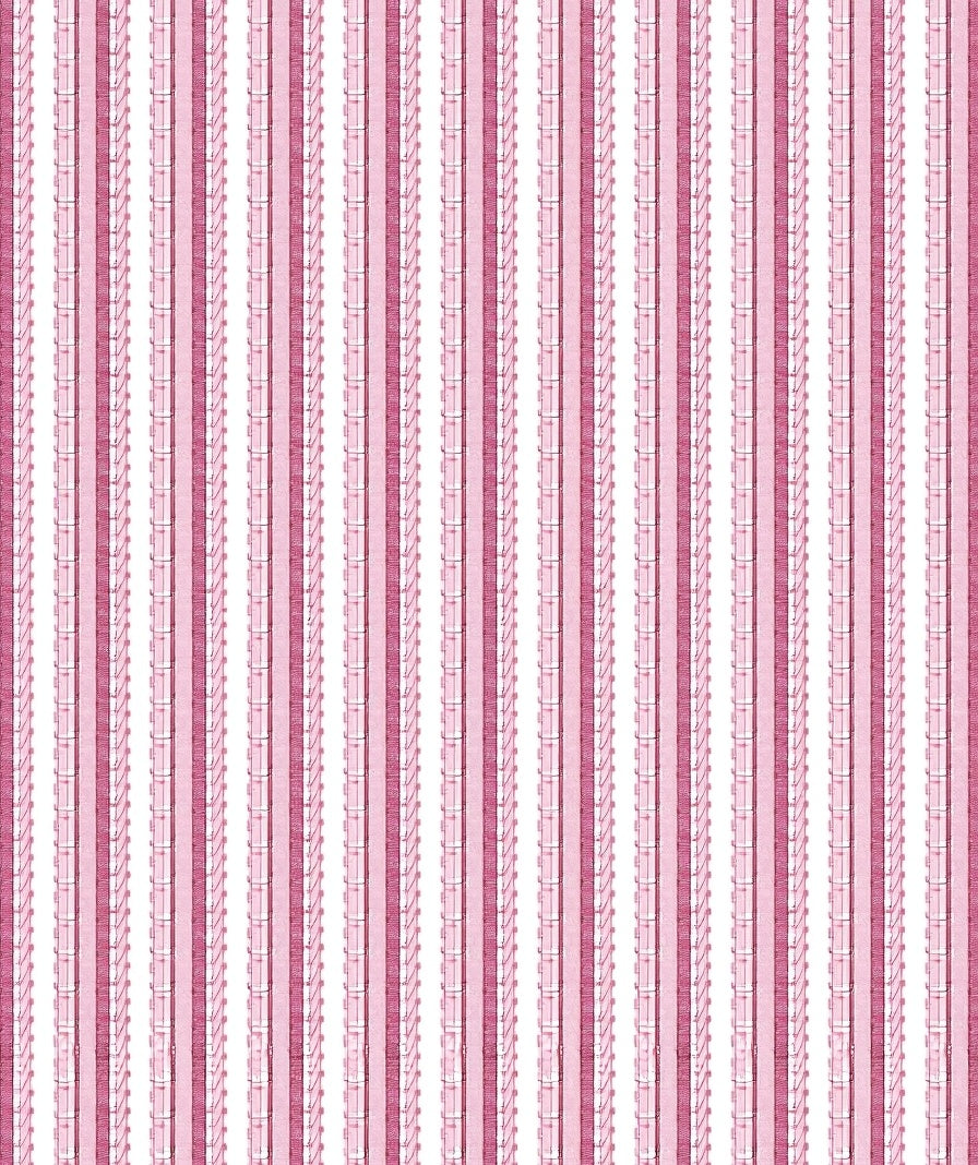 Pink Stripe Modern Textured Design Rug