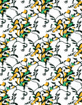 Abstract Floral Vines Pattern Rug