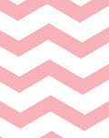 Pink White Classic Chevron Pattern Rug