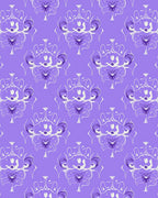 Ornate Lavender Pattern With Floral Motifs Rug