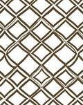 Brown Diamond Line Pattern Rug