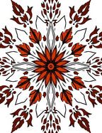 Ornate Floral Medallion Pattern Design Rug
