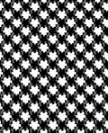 Monochromatic Geometric Star Pattern Rug