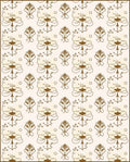 Ornate Floral And Swirl Pattern Rug