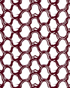 Interlocking Organic Lattice Pattern Rug
