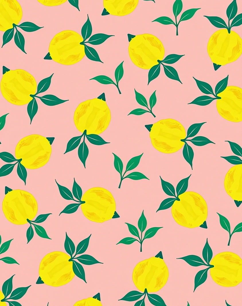 Happy Lemon Pattern Design Rug
