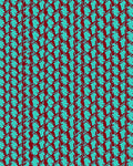 Abstract Chainmail Geometric Pattern Rug