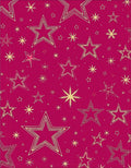 Gold Stars Scattered Pattern Rug