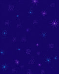 Cosmic Swirls Starbursts Pattern Rug