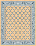 Ornate Interlocking Pattern Rug