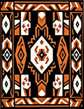 Bold Tribal Geometric Pattern Rug