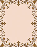 Ornate Floral Vine Pattern Rug