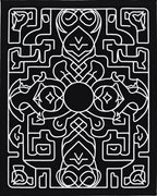Bold Abstract Linear Art Rug