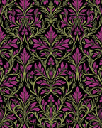 Art Nouveau Floral Vine Pattern Rug