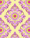 Ornate Floral Pattern With Bright Gemstones Rug