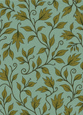 Vintage Leaf Vine Pattern Rug
