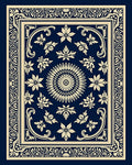 Classic Floral Mandala Design Rug