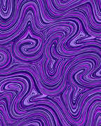 Vibrant Purple Swirl Striped Pattern Rug