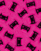 Pop Art Geometric Cat Patterndesign Rug